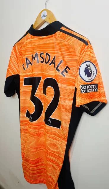 2021 22 Adidas Arsenal Ramsdale Orange Goalkeeper Shirt Rare Bnwt £