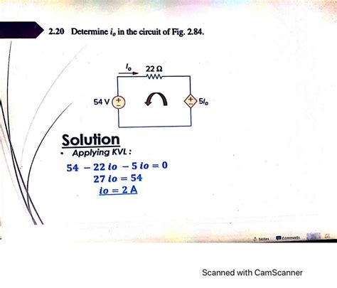 Solution Ee Electrical Circuits I Examples With Model Answer On