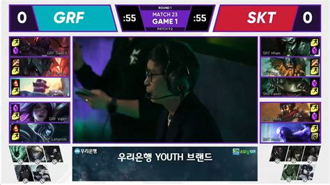 Skt Vs Grf Game Highlights Lck Spring Week Youtube