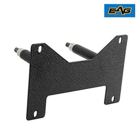 Eag Rear License Plate Relocation Bracket On Spare Tire Carrier Fit For