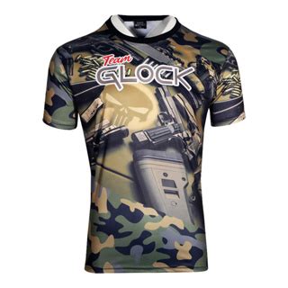 Glock T Shirt Printed Team Glock Jersey New Design Full Sublimation