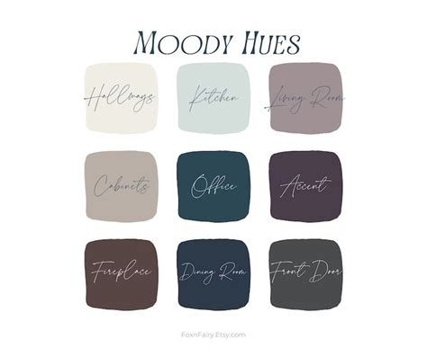 Interior Paint Palette Moody Darks Benjamin Moore Gentleman S Gray