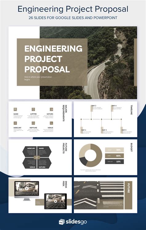 Engineering Project Proposal Google Slides and PPT Template