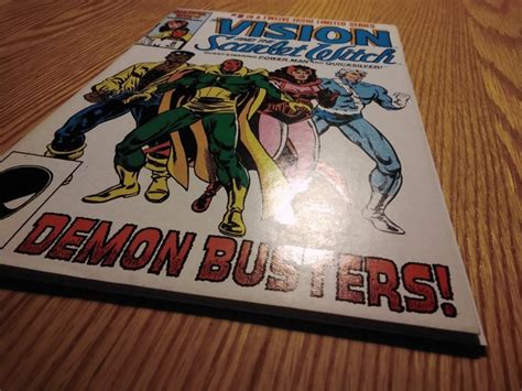 The Vision And The Scarlet Witch 8 Direct Edition 1986 Comic Books