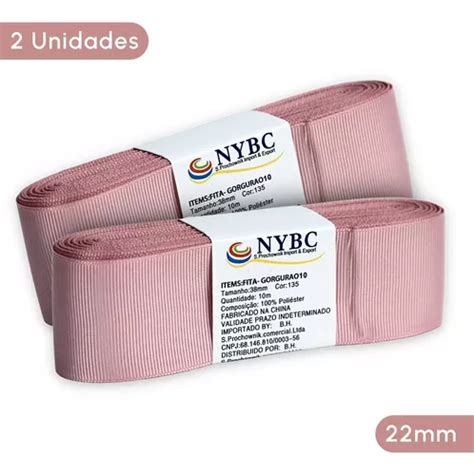 Cinta Grogr N En Rollo Nybc Fita Para La O De Gorgur O Rose Liso Mm