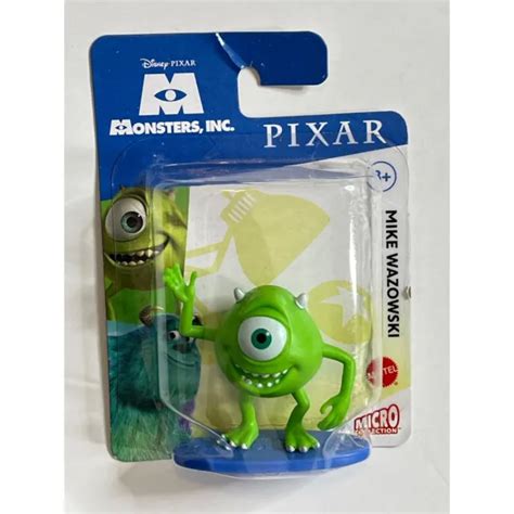 Disney Pixar Monsters Inc Mike Wazowski Micro Collection Mattel