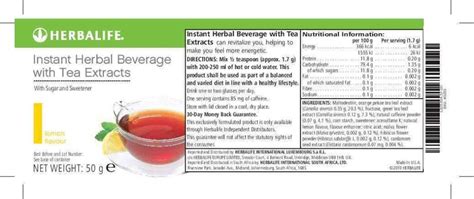 Herbalife Tea Herbalife Uk Online Store