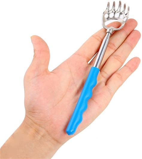 Portable Extendable Telescopic Bear Claws Metal Back Scratchers Back