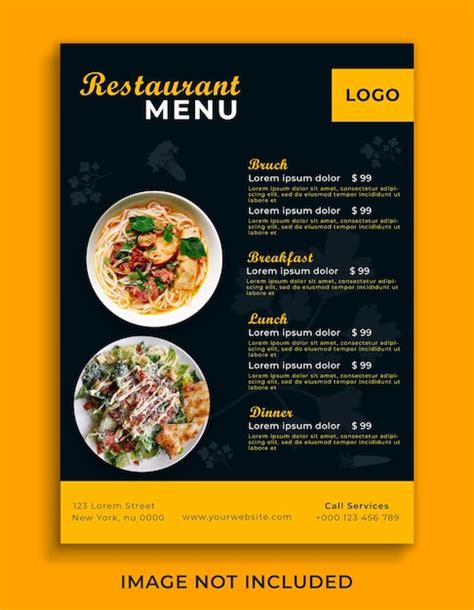 Premium Psd Awesome Psd Restaurant Menu Template