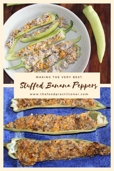 Stuffed Banana Peppers The Food Practitioner Recipe Stuffed