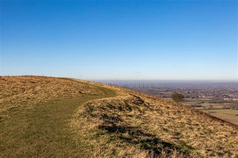 A Pathway On Ditchling Beacon In The South Downs On A Sunny Winter S