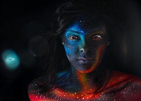 Deep Space Face Painting Body Painting Body Art Photography Body