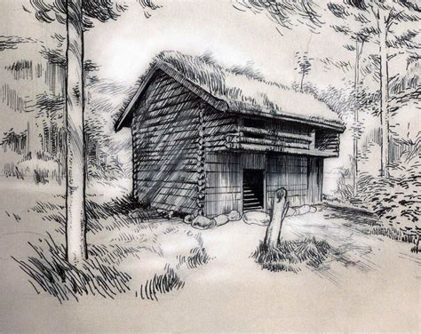 Sketch Of A Hut on Behance