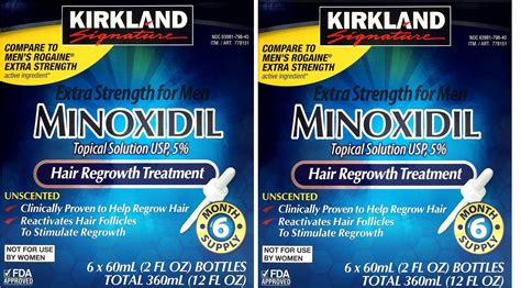 Kirkland Minoxidil Extra Strength Men Hair Regrowth