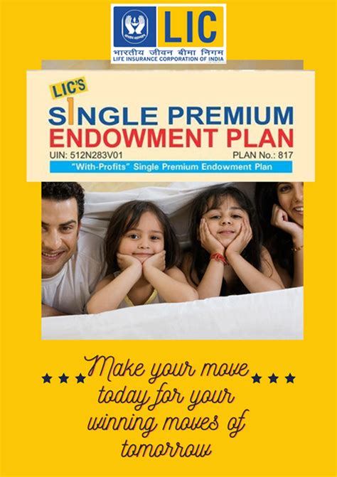 LIC NEW POLICY LIC S Single Premium Endowment 917