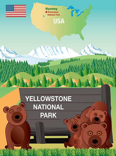 Royalty Free Yellowstone National Park Clip Art, Vector Images & Illustrations - iStock