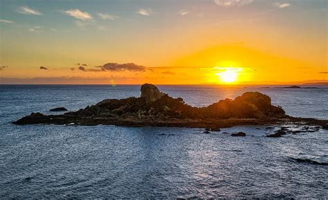 Sunrise The Island Goat Island Penguin Tasmania Australia