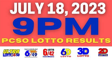 Watch Party Pcso Lotto Results Today July Pm Draw