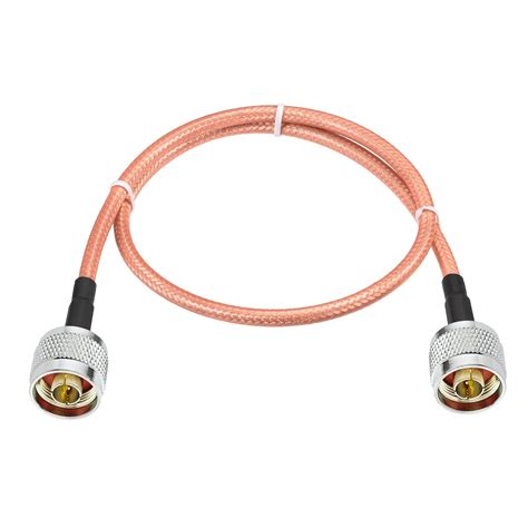 Eightwood N Male To N Male Jumper RG400 Low Loss Coax Cable 1 6 Feet