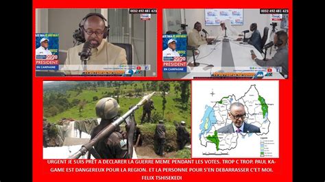 Urgent Je Suis Pr T A Declarer La Guerre Au Rwanda Mem Pendant L Votes