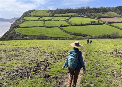 Fossil finding and cliff walking are highlights of a hike along England ...