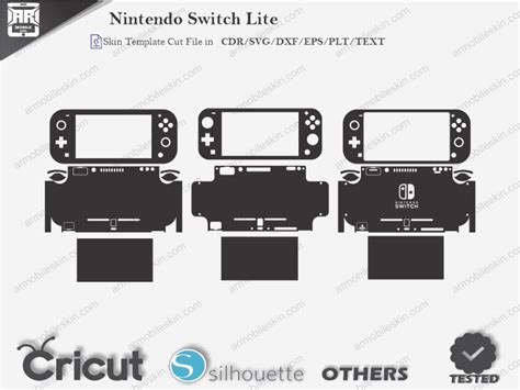 Nintendo Switch Oled Skin Template Vector Armobileskin
