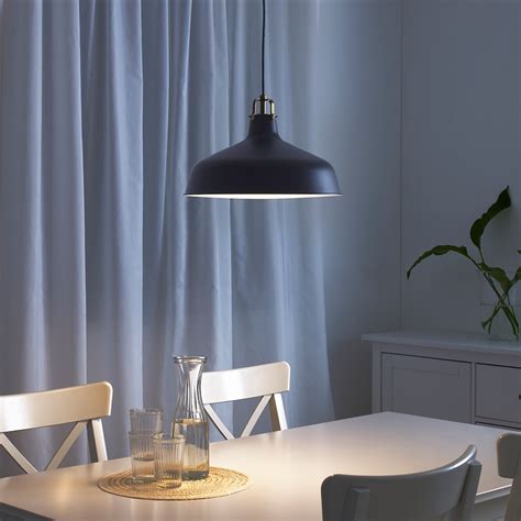 RANARP Pendant lamp, black, 15" - IKEA