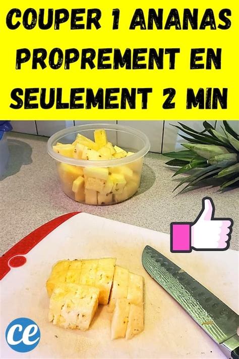 Lastuce Pour Couper Un Ananas Proprement En Seulement Min