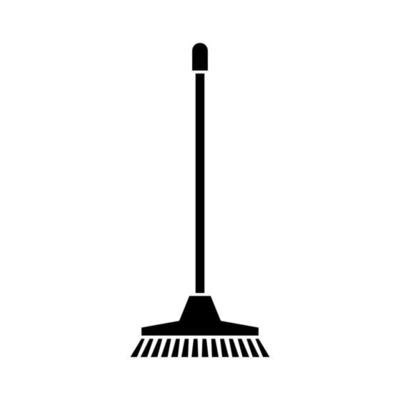 Mop And Bucket Cleaning Outline Icons Washing Housekeeping Equipment