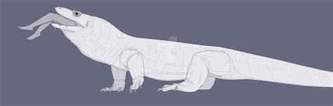 Megalania Wip By Kazanlak10 On Deviantart