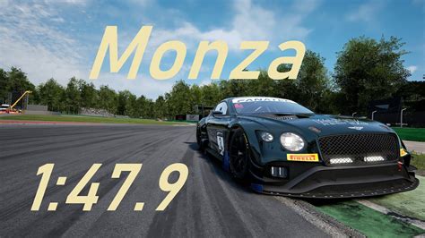 Monza Hotlap 1 47 9 Bentley Continental GT3 Assetto Corsa