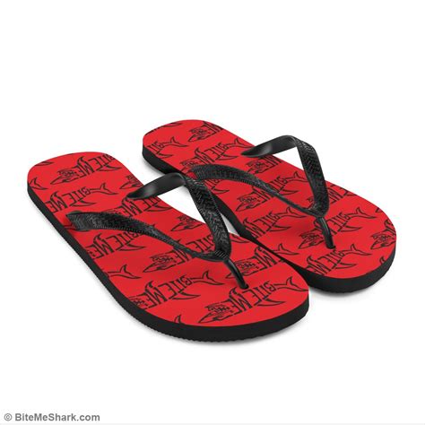 Flip-Flops / Sandals, Blue (Unisex, Men, & Women) – BITE ME SHARK