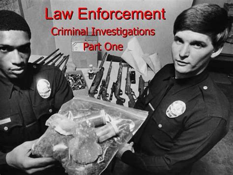 Criminal Investigations Part One Ppt Free Download