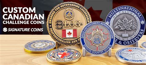 Custom Canadian Coins - Signature Coins