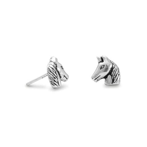 Horse Head Stud Earrings 64410 | Buffalo Trader Online