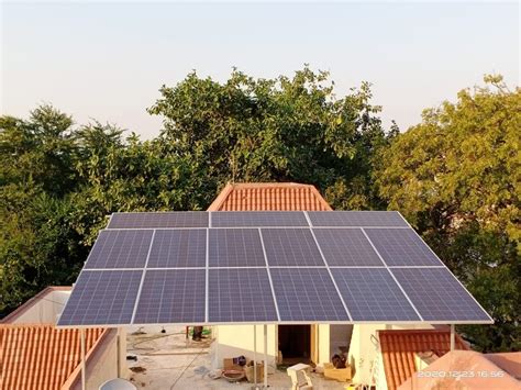 Grid Tie Roof Top Solar Power System For Residential Capacity 5 Kw At Rs 23watt In Vadodara