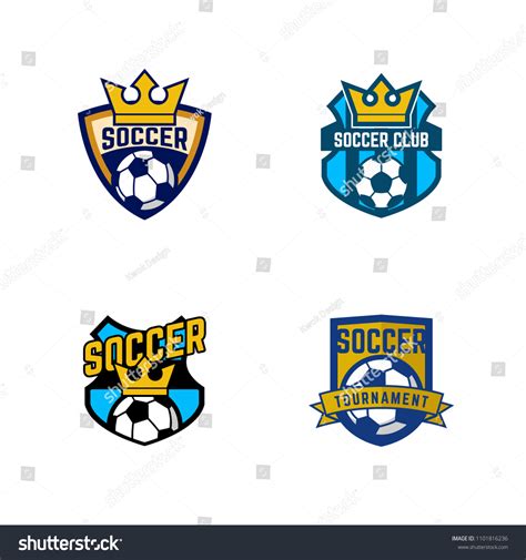 Soccer Logo Or Football Club Logo Badge Design Royalty Free Stock