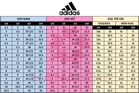 Khám Phá 90 Về Size Giày Adidas Nữ Mới Cập Nhật