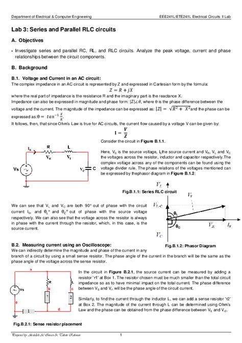 Parallel Rc And Rl Circuits Conclusion Circuit Diagram