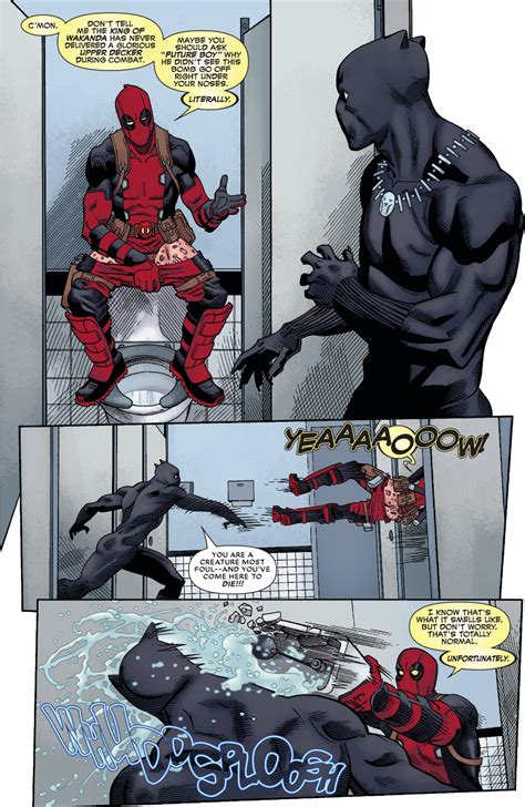 Deadpool And Black Widow Comic