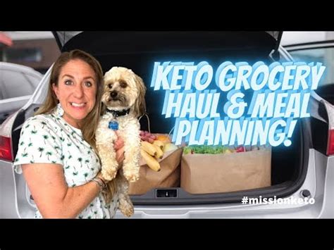 KETO GROCERY HAUL DAIRY FREE GROCERY HAUL COUNTING TOTAL CARBS