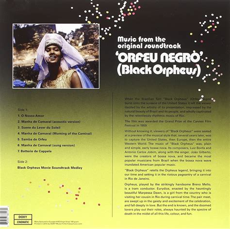 흑인 오르페 영화음악 Orfeu Negro Black Orpheus OST LP 예스24