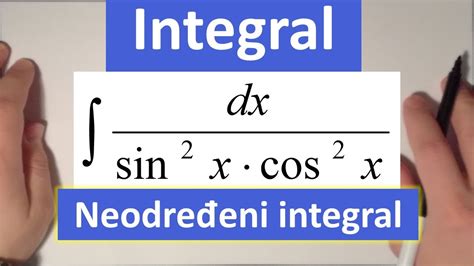 Neodredjeni Integrali Trigonometrijski Integral Youtube