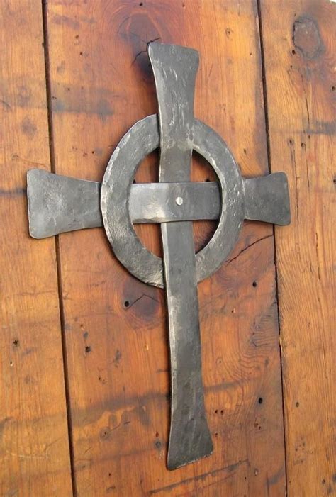 Celtic Cross Hand Forged In Iron Etsy Celtic Cross Forging Hand