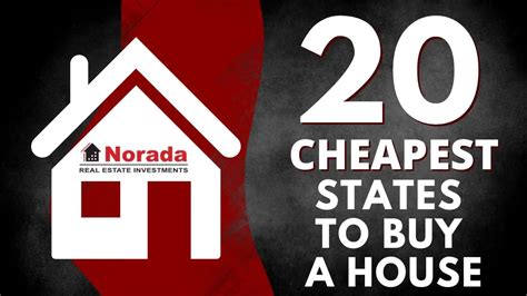 20 Cheapest States To Buy A House In 2023