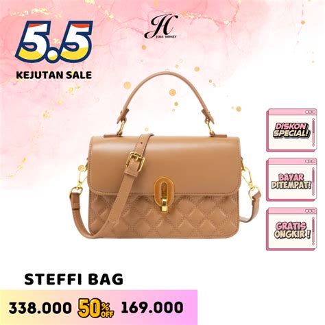 Jual JIMS HONEY TAS SLEMPANG WANITA STEFFI BAG FREE EXCLUSIVE BOX