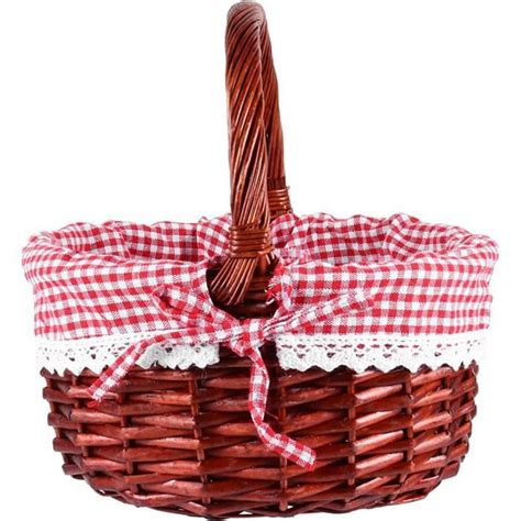 Pique Nique En Osier Panier Petit Chaperon Rouge Panier Pour Enfants