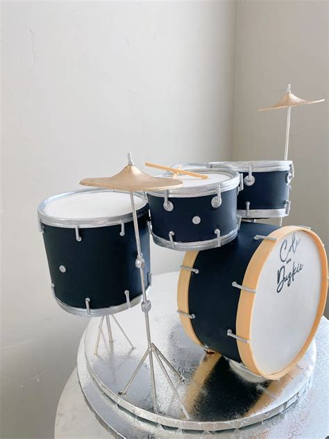 Drum Set Wedding Cake Mandys Custom Cakes