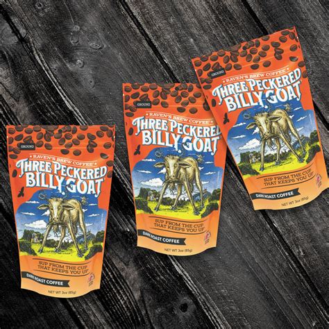 Three Peckered Billy Goat® Coffee And Gear Ravens Brew Coffee Inc