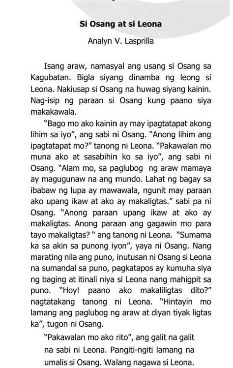 Bakit Dinamdam Ni Leona At Osang Anong Katangian Mayroon Si Leona